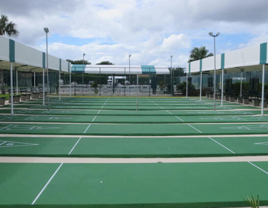 shuffleboard courts